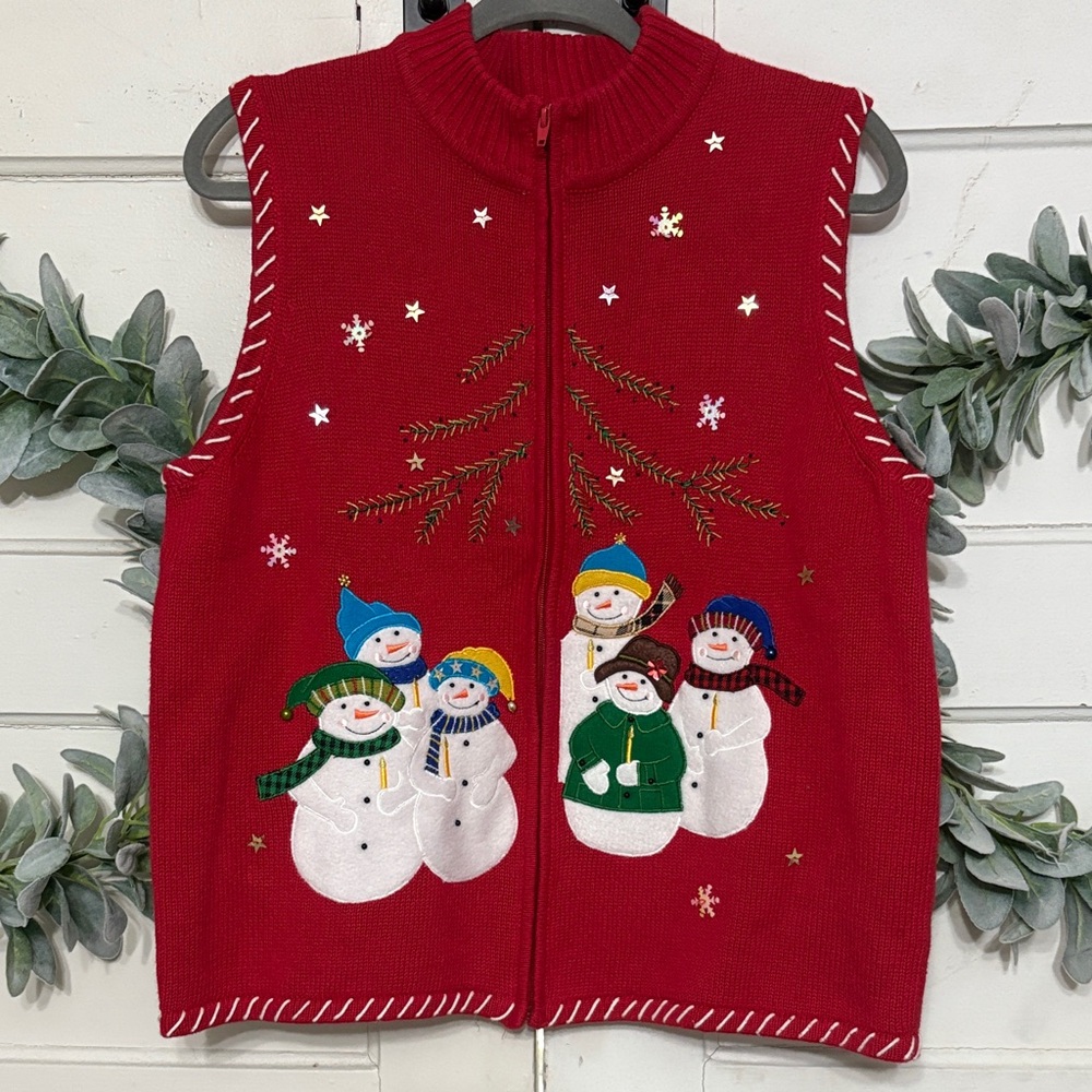 Christmas Snowman Vest